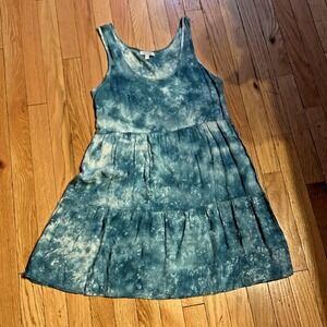 Delia's Short Sleeveless Blue Tie Dye Dress Size Small T41-36‎